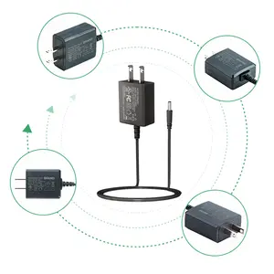 EU UK adaptor daya input 100 240V AC DC, adaptor daya 5V 3A 15v 1A 15W colokan EU US AU