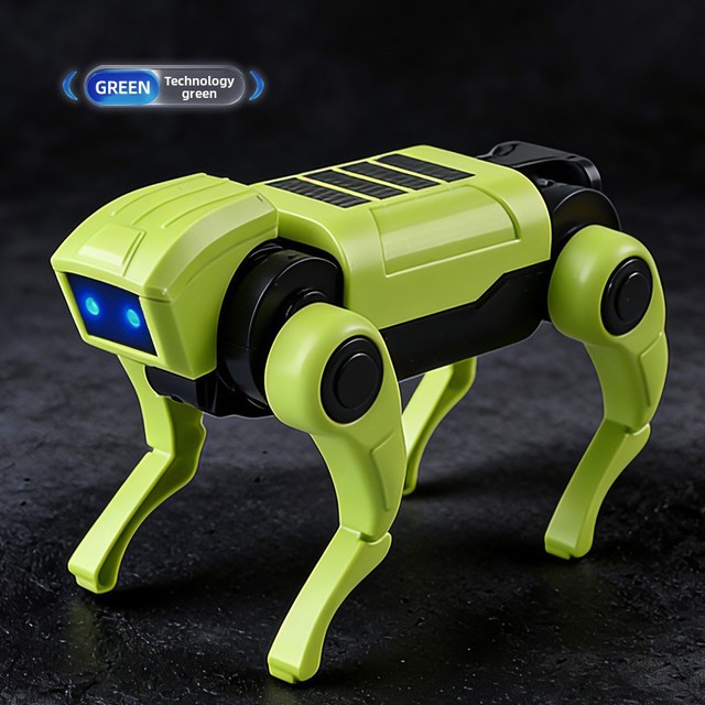 Mechanical Science Education Experiment Electric Bionic Robot Dog Children's Educational Toy DIY Assembly Plastic Toy