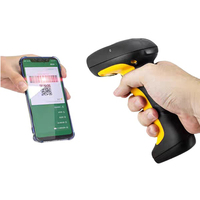 Escáner de Código de Barras Inalámbrico Industrial NT-1202W, Lector de Códigos de Barras con Pantalla CMOS y Bluetooth para Supermercados, Cajeros, Logística y Almacenes