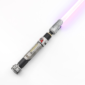 TXQSaber Sabine Wren Spada Laser <span class=keywords><strong>Neopixel</strong></span> e RGB con Impugnatura in Metallo, Effetto Smooth Swing, Flash on Clash, Blaster, Giocattoli LED di Alta Qualità - Product Image 3