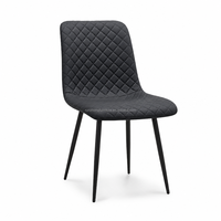 Fauteuil d'appoint moderne en cuir PU, chaise longue rembourrée imperméable pour salon, salle à manger et chambre à coucher