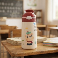 Aohea Thermo Bottle Grande Capacité Avec Paille Bouteille d'Eau Thermique en Acier Inoxydable Thermique Froid et Chaud Thermos Flacon à Vide Gym