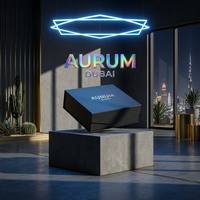 Caja de Regalo Magnética de Lujo con Diseño Cibernético 3D y UV Localizado para Dispositivos Electrónicos de Alta Tecnología y Embalaje de Gadgets Digitales 3C, Caja Rígida