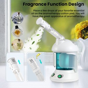 Vaporizador Facial con Boquilla Giratoria de 360 Grados, Vapor Caliente Nano Iónico, Sauna Facial para Uso Profesional en Spa y en Casa - Product Image 3
