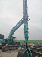 Трехсекционная телескопическая стрела для экскаваторов PC400/CAT340, 28 м, для демонтажа высотных зданий/вертикальных разборочных работ