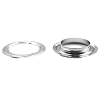 Stock d'usine 30mm 40mm œillet métal oeillet 10mm acier cuir Rivets pour nappe rideau de douche sacs-boucle à trou rond