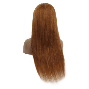 Wholesale Virgin Human Hair Color Lace Frontal <strong>Wig</strong> Colored <strong>Wigs</strong> Human Hair Straight Wave Burnt Hd Lace Front #6 <strong>Ginger</strong> <strong>Wigs</strong> - Product Image 4