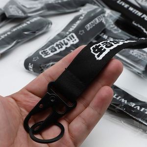 Personalized JDM Style Woven Car Keyring Lanyards High Quality Car Culture Related Merchandise Promotional Jacquard Neck Strap - Product Image 2