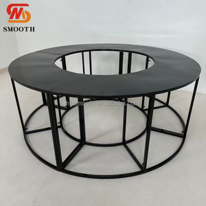 Table Serpentine Moderne en Métal pour Mariages, Banquets, Fêtes, Décoration de Table à Gâteau, Événements Extérieurs - Product Image 3