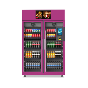 Venta caliente <span class=keywords><strong>de</strong></span> doble puerta al por menor fruta fresca AI verificación <span class=keywords><strong>de</strong></span> gravedad máquina expendedora inteligente <span class=keywords><strong>solicitar</strong></span> CENTRO COMERCIAL - Product Image 1