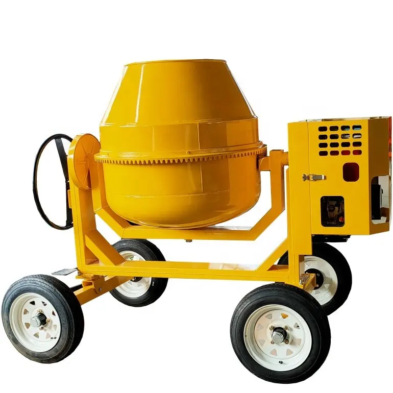 China's best quality a bag of cement 400L household small mini portable concrete mixer
