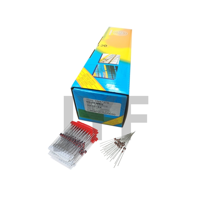 Zener Diode 1W Glass Voltage Regulator Diode DO-41 3V3 4V7 5V1 6V8 9V1 13V 15V 27V 1N4734A 1N4750A 1N4744A 1N4740A 1N4728A