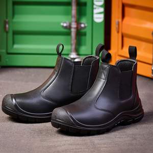 Chaussures de sécurité pour hommes en daim avec embout en acier, respirantes, à enfiler, décontractées, tendance, pour le travail, motif floral - Product Image 3