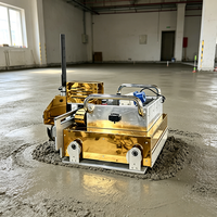 Machine de nivellement automatique de mortier à guidage laser haute efficacité, règle vibrante pour béton, pour applications de revêtements de sol industriels