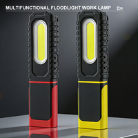 Projecteur LED portable à rotation 360° avec affichage de puissance, COB, support magnétique, rechargeable, pour réparation automobile