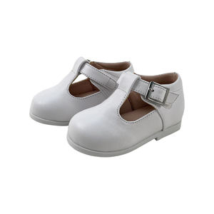 Chaussures en cuir blanc à semelle souple pour enfant en bas âge T-bar 1 an garçon chaussures Mary Janes enfants filles danse <span class=keywords><strong>9</strong></span> <span class=keywords><strong>mois</strong></span> bébé chaussures décontractées - Product Image 2