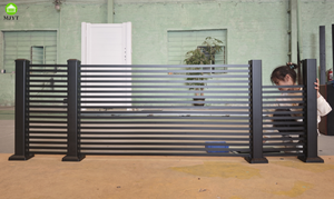 Système de <span class=keywords><strong>conception</strong></span> de modélisation <span class=keywords><strong>3D</strong></span> de <span class=keywords><strong>jardin</strong></span> de salle d'utilité de construction de clôture de lamelle d'alliage d'aluminium à la mode avec le cadre élégant - Product Image 6