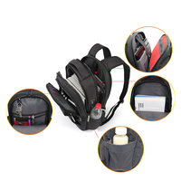 Sac à dos d'affaires étanche antivol pour ordinateur portable avec chargeur USB, nouvelle collection