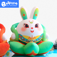 Lapin gonflable personnalisé pour la décoration de festivals, les activités de vacances, les publicités commerciales