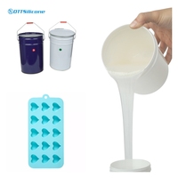 Caoutchouc de silicone liquide pour moules 25A pour la fabrication de moules alimentaires, caoutchouc de silicone liquide RTV-2