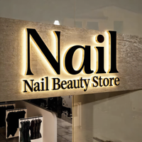 Enseigne personnalisée pour magasin, intérieur/extérieur, lettres 3D en métal, enseigne pour salon de manucure, logo mural LED, enseigne 3D pour la décoration de boutique
