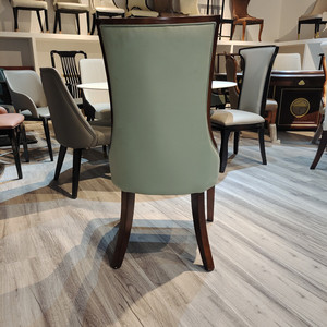 İskandinav Ahşap Bar Sandalyeleri Sade ve Şık Ev, Restoran veya Otel Kullanımına Uygun Sırtlı Sandalyeler Yemek Sandalyesi - Product Image 4