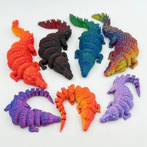 Fabrika toptan çevre dostu PLA 3D baskı timsah büyük 38CM belden timsah özel 3D baskı oyuncak - Product Image 2