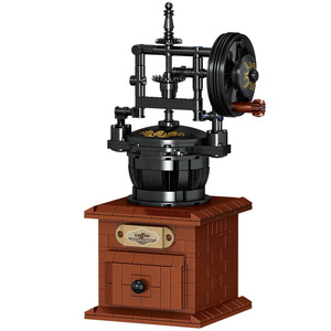 Máy Pha Cà Phê Khối Kim Cương Mini Máy Pha Cà Phê <span class=keywords><strong>LOZ</strong></span> Cổ Điển Mô Hình Lắp Ráp Gạch Đồ Chơi Xây Dựng Giáo Dục - Product Image 1
