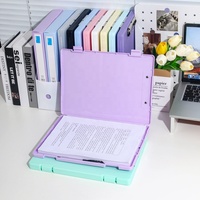 Vente flash : Accessoires de bureau, classeur à clips A4, boîte de classement en plastique, presse-papiers avec rangement, organiseur de dossiers