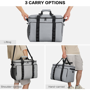 Mochila Nevera Personalizada Ligera de Gran Capacidad, Aislada, de Poliéster, Impermeable, Diseño Informal para Campamentos y Picnic al Aire Libre - Product Image 6