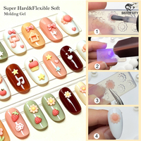Gel de modelage pour ongles à marque privée, durcisseur fort, adhérence puissante, dissoluble UV/LED, fournitures pour ongles, vernis gel