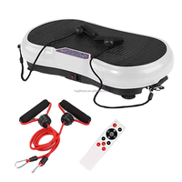 Plateforme vibrante multifonctionnelle électrique Crazy Fit pour la perte de graisse, machine de massage corporel intelligente, portable, capacité 150 kg
