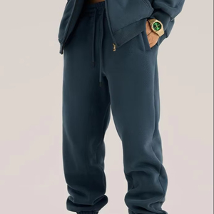 Fabricant de pantalons de survêtement personnalisés pour hommes, pantalons de survêtement noirs vierges, pantalons de survêtement unisexes en coton, pantalons de jogging personnalisés pour hommes - Product Image 4
