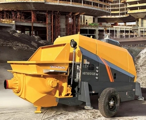 Bomba de Concreto Montada en Remolque HBT5008C-6Y, Fabricada en China - Product Image 1