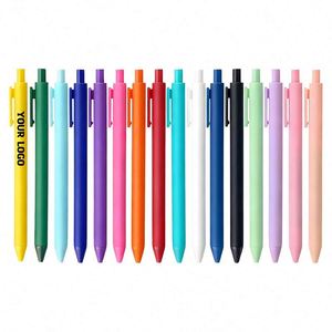 2025 Hot Selling Candy Colorful Promotional Pen 0.5mm Gel Ink Pen Cute Custom Logo Gel Ballpoint Pen - Product Image 1