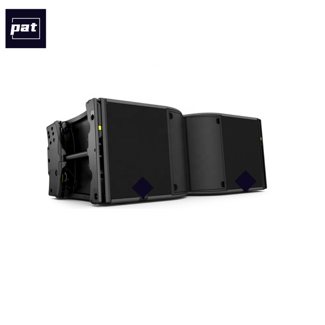 Pat K3 2-Way Double 12inch Long Throw Line Array Professional Audio Loudspeakers 830W RMS 143dB Portable Concert/Music