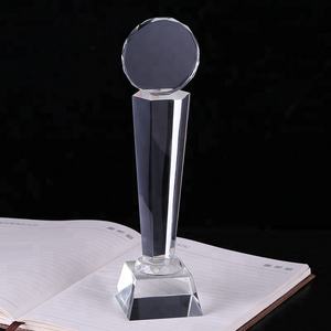 China Factory Custom Evento en blanco deporte Ceremonia Anual Crystal Glass Award Trophy <span class=keywords><strong>trofeos</strong></span> - Product Image 5