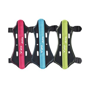 Protections de bras perforées pour enfants, bleu, rouge, vert, respirantes, réglables, pour équipement de protection pour le tir à l'arc - Product Image 2