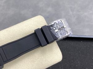 Reloj mecánico automático de lujo para buceador, cristal de zafiro de 41,9mm, resistencia al agua de 50 bar, cronógrafo multifuncional, negro - Product Image 6