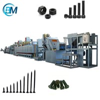 Four de trempe et de recuit continu à bande maillée électrique de 100 kg/heure pour vis, écrous, boulons et rondelles