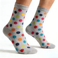 Chaussettes de cyclisme ultra-fines d'été, directes d'usine, avec ventilation en maille, refroidissement maximal, légères, élastiques, à motif de points, pour le sport