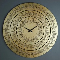 Horloge murale islamique en métal, décoration murale suspendue personnalisée de style arabe, 99 noms d'Allah, cadeau musulman, décoration de la maison