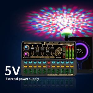 Micrófono de Condensador con Alimentación Fantasma de 48V, U87+K500, Tarjeta de Sonido OTG, Diafragma para Karaoke, Mezclador de Audio en Vivo, Inalámbrico, de Escritorio - Product Image 4