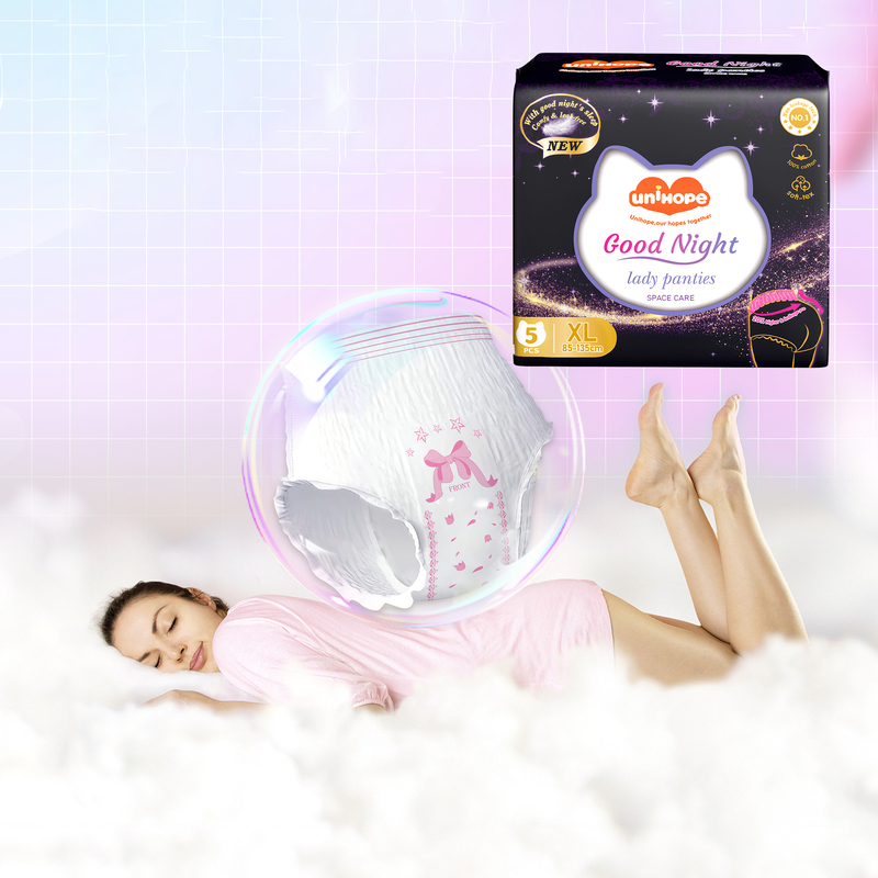 Super Absorbent Breathable Disposable Cotton Winged
