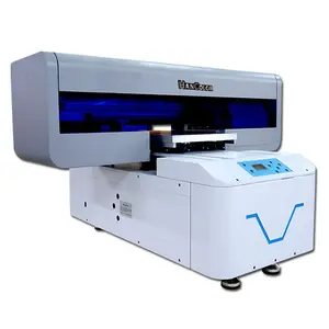 Casing telepon seluler printer UV label kristal datar mesin cetak tanda papan nama logam PVC akrilik iklan kecil