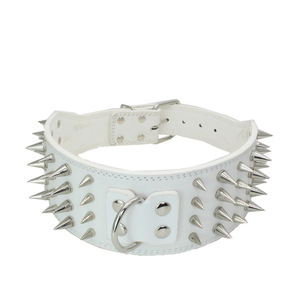 <span class=keywords><strong>Cuatro</strong></span> filas de púas anti-picadura de mascotas collar doble de anti-Descanso de cadena de perro suministros - Product Image 1