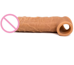 Manchon pénien réutilisable pour adultes, préservatifs, jouets pour hommes, retardateur d'éjaculation, stimulation ponctuelle, <span class=keywords><strong>contraception</strong></span> plus sûre, anneau pénien, extenseur - Product Image 4