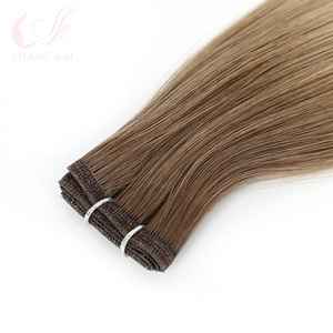 高品质中国制造缝制人发延伸平纬俄罗斯人生延伸 - Product Image 1