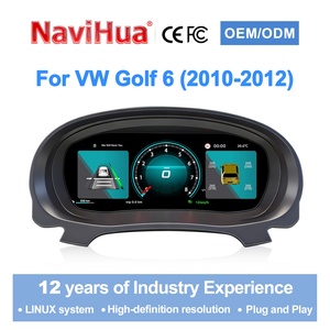 Navihua <b>Car</b> Digital Cluster 12.3 Inch LCD Dashboard <b>for</b> Volkswagen Golf 6 2010-2012 Auto <b>Speedometer</b> Linux System - Product Image 1