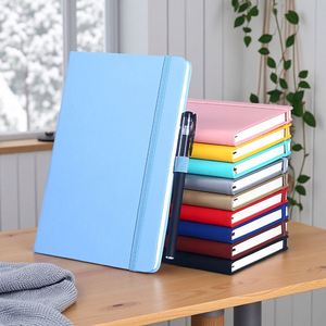 Agendas de gratitude haut de gamme, carnets de notes personnalisés en cuir PU, planificateurs à couverture rigide, fournitures de papeterie promotionnelles en PP - Product Image 2